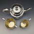 Circa 1921 British Antique Silver Plated Tea Set Elkington