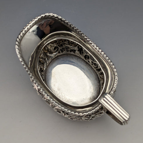 1898年頃 英国アンティーク 純銀製クリームジャグ 100g Thomas Hayes