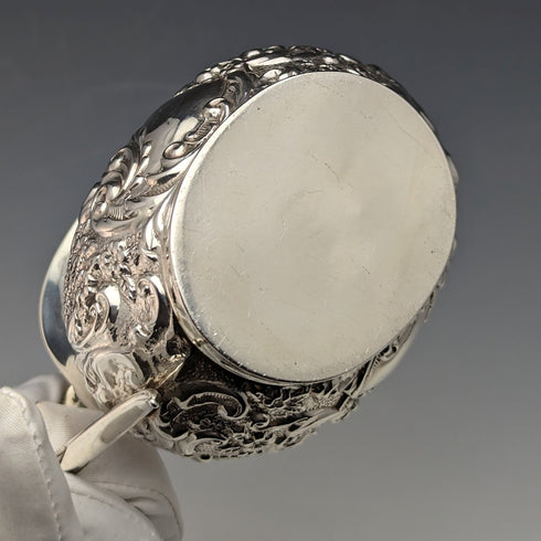 1898年頃 英国アンティーク 純銀製クリームジャグ 100g Thomas Hayes