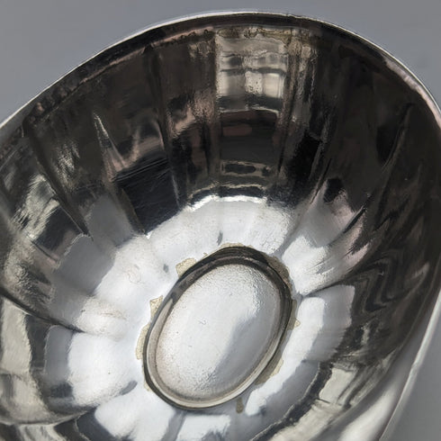 英国アンティーク シルバープレート製 ジョッキーキャップ型ティーキャディースプーン