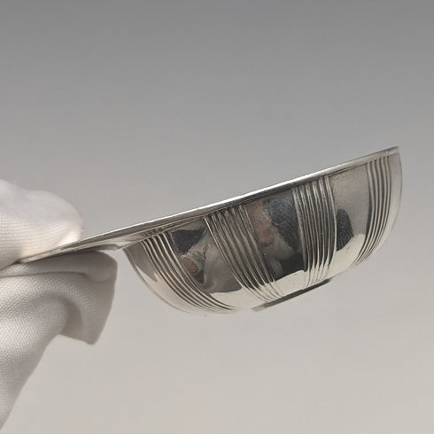 英国アンティーク シルバープレート製 ジョッキーキャップ型ティーキャディースプーン