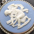 1975 British Vintage Wedgwood Sterling Silver & Jasperware Pendant Necklace