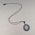1975 British Vintage Wedgwood Sterling Silver & Jasperware Pendant Necklace