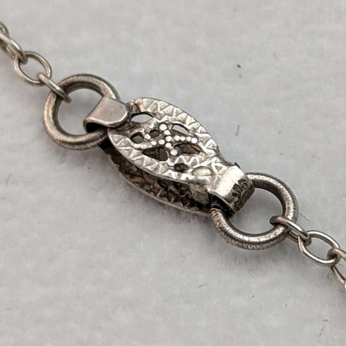 1975 British Vintage Wedgwood Sterling Silver & Jasperware Pendant Necklace