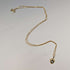 British Vintage K9 Gold & Sapphire Heart Pendant Necklace