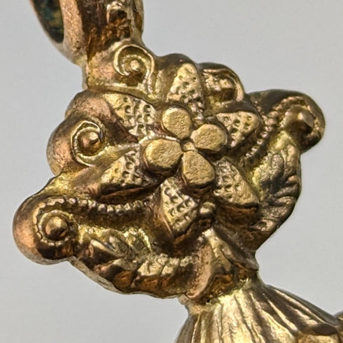 英国アンティーク 金張り製 シーリングスタンプ フォブ