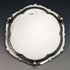 1899 British Antique Sterling Silver Salva Card Tray Diameter 22cm 315g Mappin Brothers