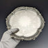 1899 British Antique Sterling Silver Salva Card Tray Diameter 22cm 315g Mappin Brothers
