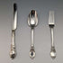 1847 British Antique Sterling Silver Cleaning Cutlery Set Total 113g Case JG