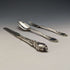 1847 British Antique Sterling Silver Cleaning Cutlery Set Total 113g Case JG