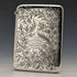 1901 British Antique Sterling Silver Card Case 86g Case Stokes & Ireland