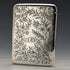 1901 British Antique Sterling Silver Card Case 86g Case Stokes & Ireland