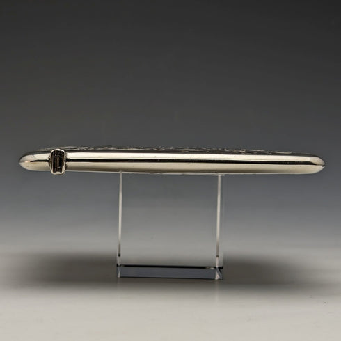 1901年 英国アンティーク 純銀製カードケース 86g ケース入 Stokes & Ireland