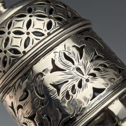 1915 British Antique Sterling Silver Sugar Caster 233g George Nathan & Ridley Hayes