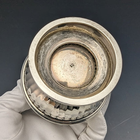 1915年 英国アンティーク 純銀製 シュガーキャスター233g George Nathan & Ridley Hayes