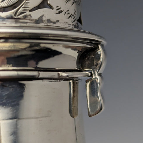 1915年 英国アンティーク 純銀製 シュガーキャスター233g George Nathan & Ridley Hayes