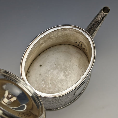 英国アンティーク シルバープレート製 バチェラーティーポット Joseph Rodgers & Sons