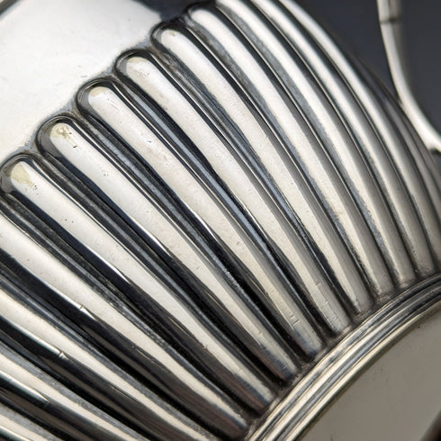 1905年頃 英国アンティーク シルバープレート製 シュガーボウル&クリームジャグ Mappin & Webb