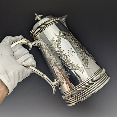 19 世紀末英國古董鍍銀水壺 William Marples