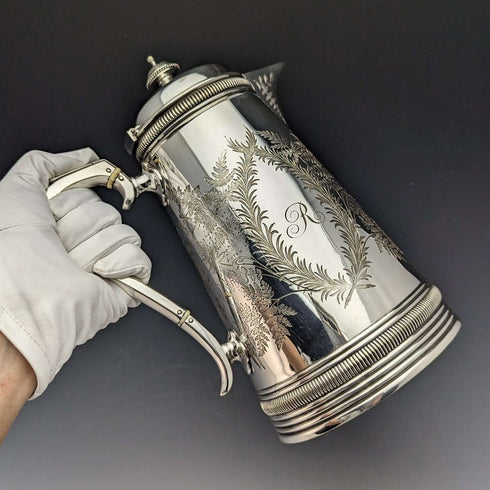 19 世紀末英國古董鍍銀水壺 William Marples