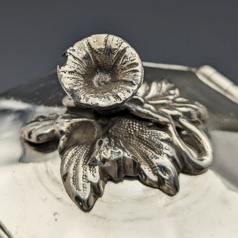 英国アンティーク ヴィクトリアンスタイル シルバープレート製 コーヒーセット