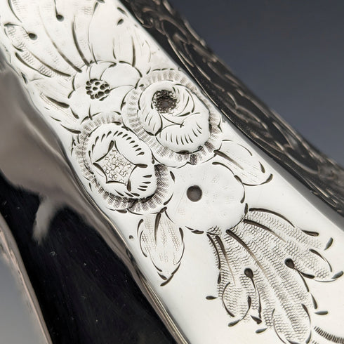 英国アンティーク ヴィクトリアンスタイル シルバープレート製 コーヒーセット