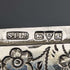 1901 British Antique Sterling Silver Card Case 86g Case Stokes & Ireland