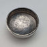 Late 19th century British antique cut glass jar with silver plated lid