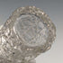 Late 19th century British antique cut glass jar with silver plated lid