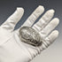 Early 20th Century Antique 830 Silver Finely Engraved Shell Box 21g