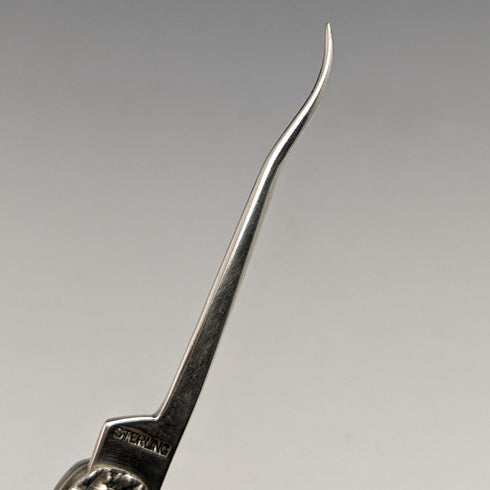 20 世紀初美國古董純銀水果刀與鎬浮雕雕刻