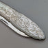 1890 British Antique White Pearl Handle Sterling Silver Blade Penknife in Case Thomas Marples