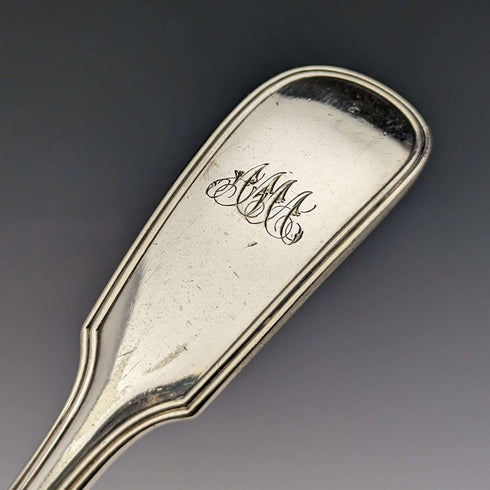 Late 19th Century British Antique Silver Plated Fish Server Set Mappin&Webb