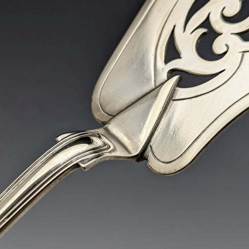 十九世紀末英國古董銀盤魚服務器套裝