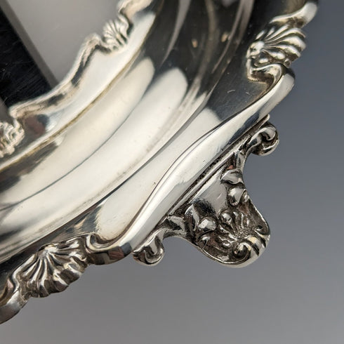 1910 British Antique Silver Plated Jam Barrel Atkin Brothers