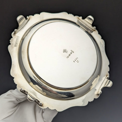 1910 British Antique Silver Plated Jam Barrel Atkin Brothers