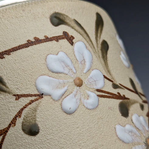 英国アンティーク 陶器&シルバープレート ビスケットバレル TAYLOR TUNNICLIFFE