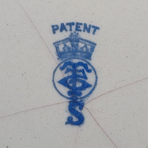 英国アンティーク 陶器&シルバープレート ビスケットバレル TAYLOR TUNNICLIFFE