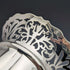 1899 British Antique Sterling Silver Vase Pair with Earring Decoration Total 445g Manoah Rhodes