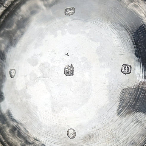 1847 年英國古董純銀瓜形茶壺 696 克 Charles&George