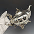 1847 British Antique Sterling Silver Melon-shaped Teapot 696g Charles&George