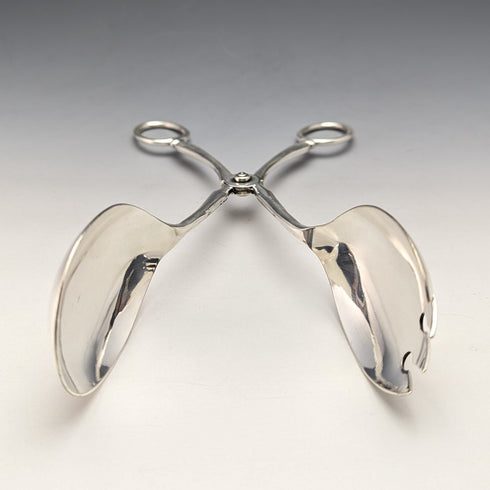 英国アンティーク シルバープレート製 サラダトング