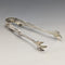 Circa 1905 US Antique Sterling Silver Crow Hand Sugar Tongs 29g MANCHESTER MFG