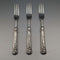 1830 British Antique Sterling Silver Handle Set of 3 Forks John Rodgers & Sons