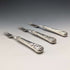 1830 British Antique Sterling Silver Handle Set of 3 Forks John Rodgers & Sons