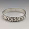 1975 British Vintage Sterling Silver Engraved Bracelet 26g Bracelon Ltd