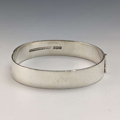 1975 British Vintage Sterling Silver Engraved Bracelet 26g Bracelon Ltd
