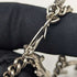 British vintage sterling silver charm bracelet 23g