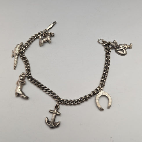 英國復古純銀魅力手鍊 23 克