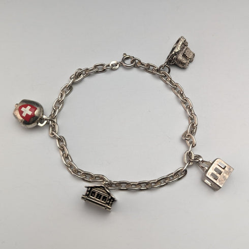 英國復古純銀魅力手鍊 19 克